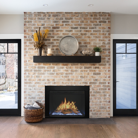 Modern Flames Orion Traditional 42" Heliovision Virtual Built-in Electric Fireplace | OR42-TRAD