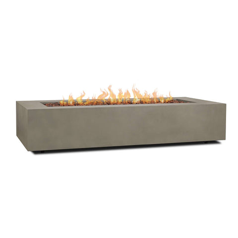 Image of Real Flame Aegean 70" Rectangle Propane or Natural Gas Fire Pit Table | C9814LP-MGRY