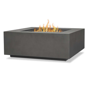 Real Flame Aegean Square Propane or Natural Gas Fire Pit Table | C9812LP-WSLT
