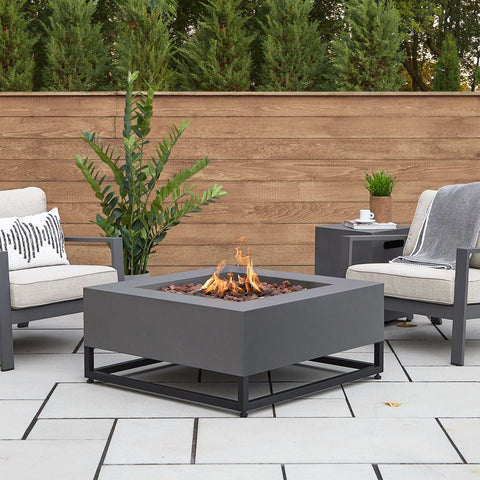 Image of Real Flame Blake Propane or Natural Gas Fire Pit Table | C966LP-WSLT