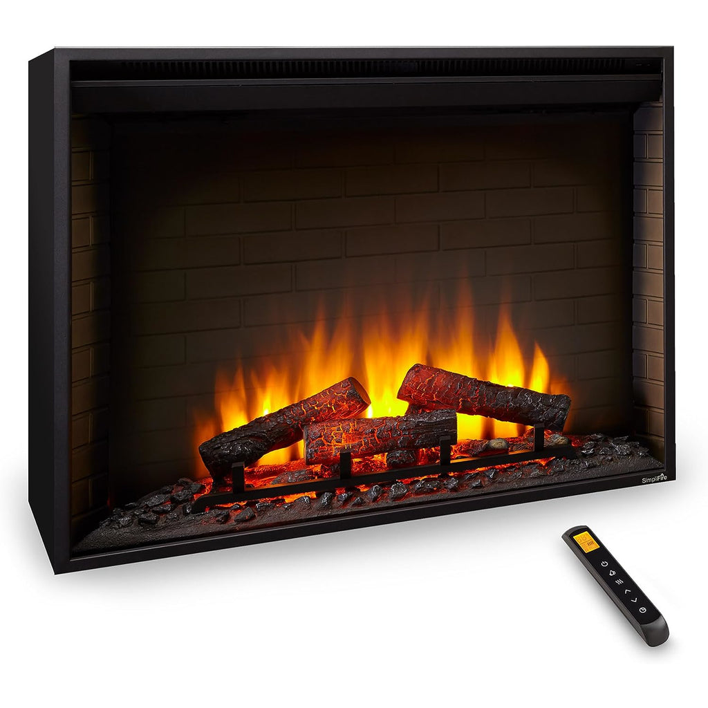 SimpliFire 36" Built-In Electric Fireplace | SF-BI36-EB