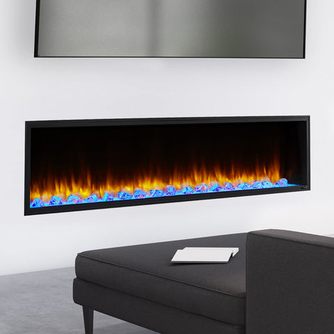 Image of SimpliFire Scion 78" Built-In Linear Electric Fireplace | SF-SC78-BK