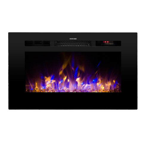 Image of Touchstone Sideline 28" Recessed Electric Fireplace | 80028