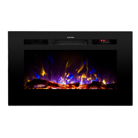 Image of Touchstone Sideline 28" Recessed Electric Fireplace | 80028
