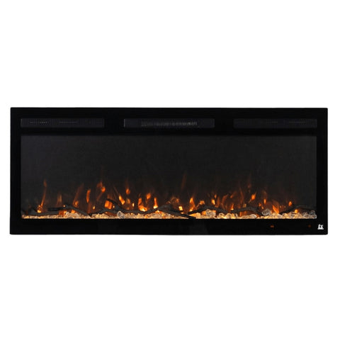 Image of Touchstone Sideline Fury 65" Recessed Smart Electric Fireplace | 80056
