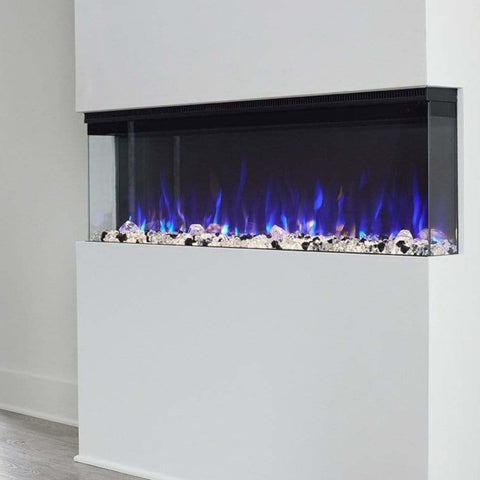 Image of Touchstone Sideline Infinity 50" 3-Sided WiFi Enabled Recessed Electric Fireplace | 80045