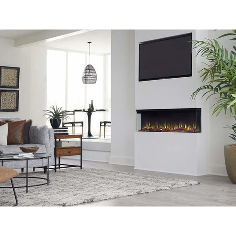 Image of Touchstone Sideline Infinity 50" 3-Sided WiFi Enabled Recessed Electric Fireplace | 80045