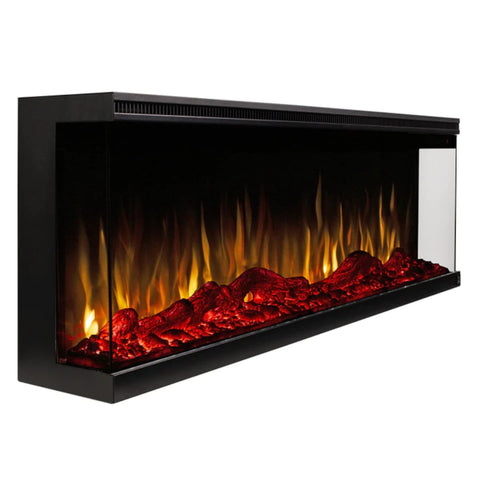 Touchstone Sideline Infinity 60 inch 3 Sided Recessed Smart Electric Fireplace | 80046