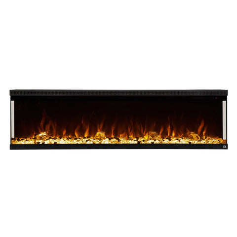 Touchstone Sideline Infinity 72" 3-Sided WiFi Enabled Smart Recessed Electric Fireplace | 80051 - (Alexa/Google Compatible)