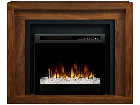 Image of Dimplex Anthony Electric Fireplace Mantel With Glass - GDS28G8-1942WL