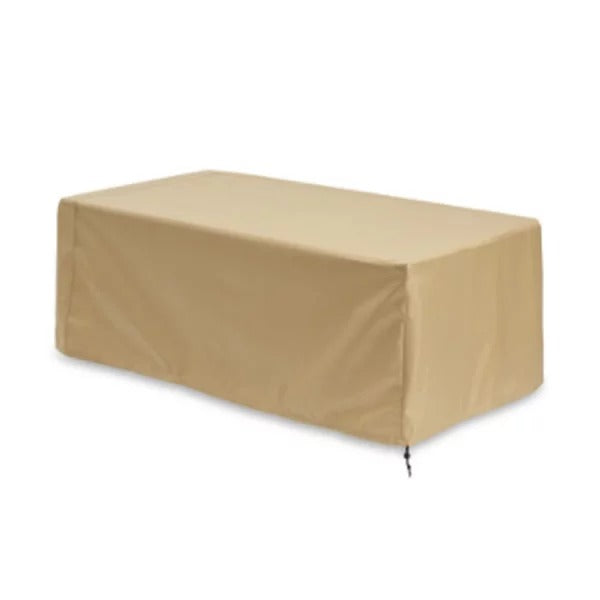 Linear Tan Protective Cover. (66" W X 50" D X 21.88" H)