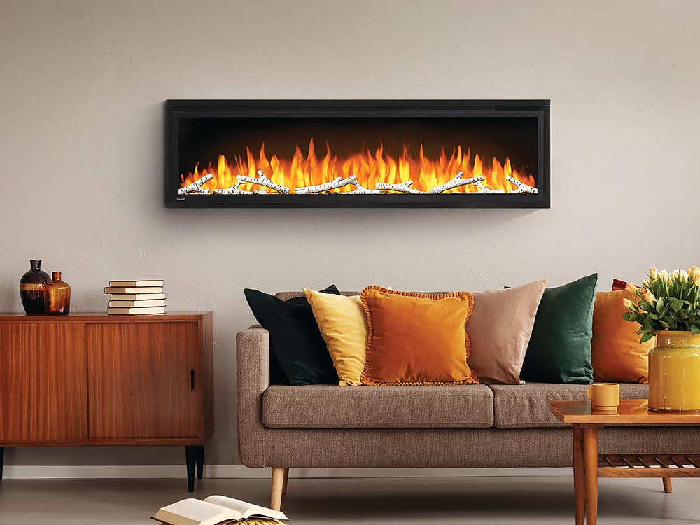 Napoleon Entice 60" Linear Wall Mount Electric Fireplace - NEFL60CFH