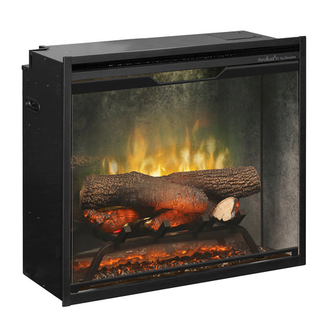 Image of Dimplex Revillusion® 24-Inch Built-In Electric Fireplace - Weathered Concrete - RBF24DLXWC