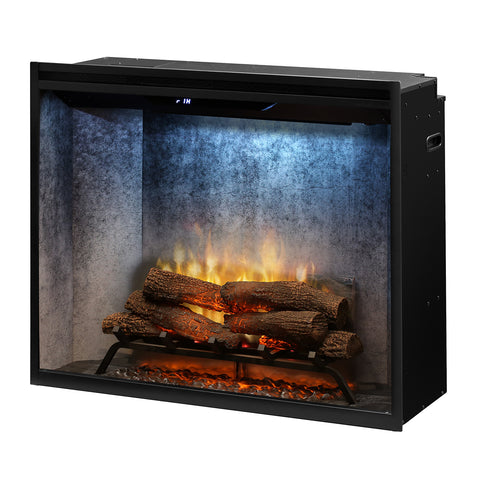 Image of Dimplex Revillusion® 36" Portrait Built-In Electric Fireplace - Weathered Concrete -  RBF36PWC | 500002399