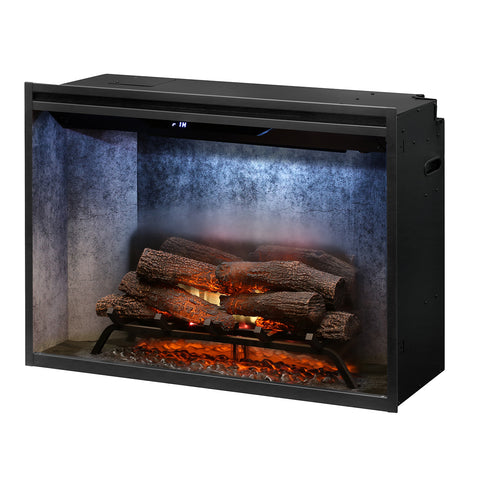 Image of Dimplex Revillusion® 36-Inch Built-In Electric Fireplace - Weathered Concrete - RBF36WC
