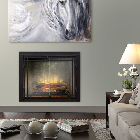 Image of Dimplex Revillusion® 42" Built-In Electric Fireplace - Weathered Concrete - RBF42WC