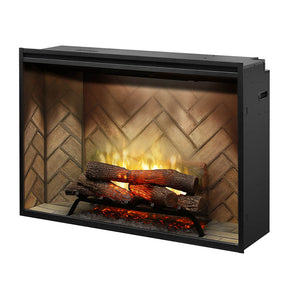 Dimplex Revillusion® 42" Built-In Electric Fireplace - RBF42 - Herringbone | 500002410