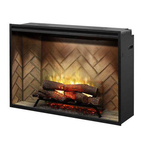 Image of Dimplex Revillusion® 42" Built-In Electric Fireplace - RBF42 - Herringbone | 500002410