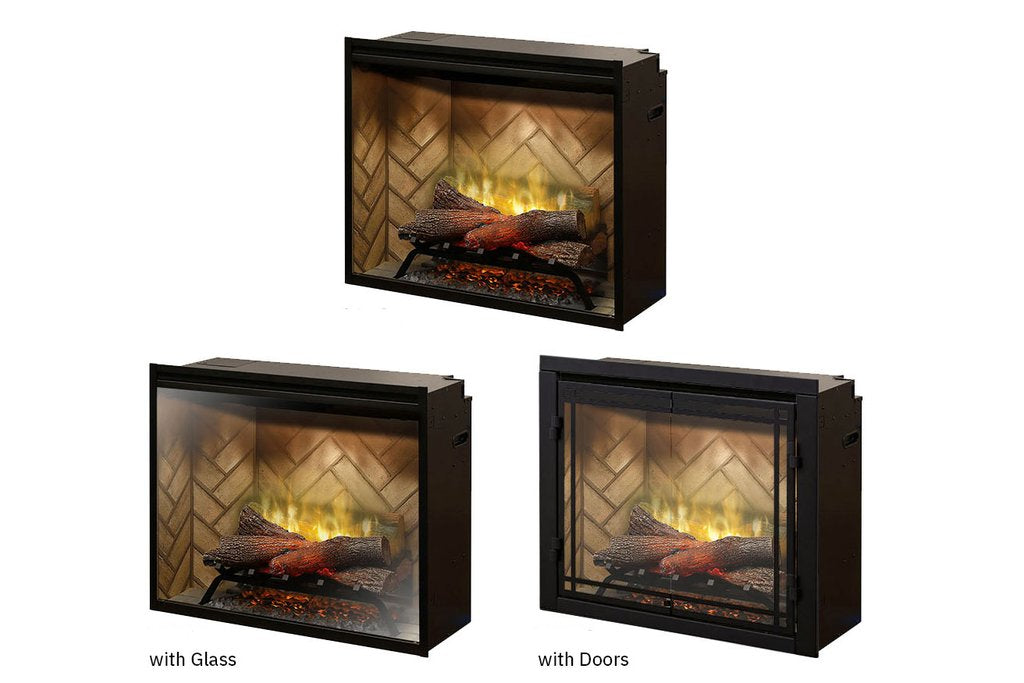 Dimplex Revillusion® 42" Built-In Electric Fireplace - RBF42 - Herringbone | 500002410
