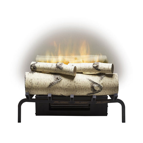 Image of Dimplex Revillusion® 20" Electric Fireplace Birch Log Set With Ash Mat - RLG20BR