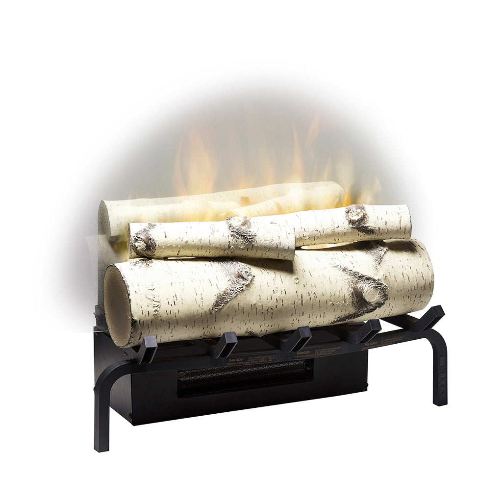 Dimplex Revillusion® 20" Electric Fireplace Birch Log Set With Ash Mat - RLG20BR