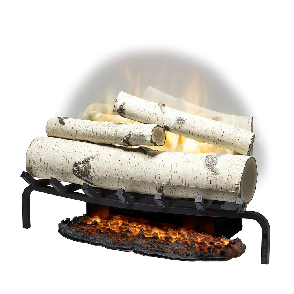 Dimplex Revillusion® 25" Electric Fireplace Log Set w/ Ashmat - Birch Logs - RLG25BR