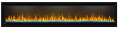 Image of Napoleon Alluravision 74" Wall Mount Electric Fireplace - Slim - NEFL74CHS - Electric Fireplace - Napoleon - ElectricFireplacesPlus.com