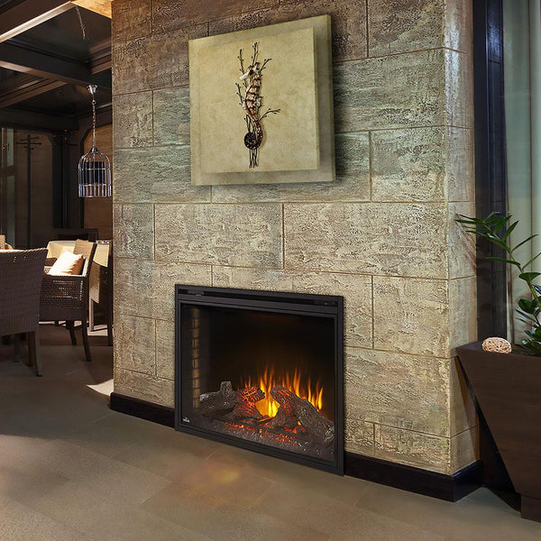 Napoleon Ascent 40-inch Electric Fireplace Insert - With Heater - NEFB40H –  ElectricFireplacesPlus.com