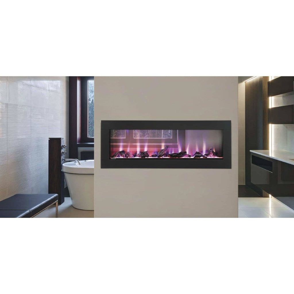 Napoleon Clearion 50" See Thru Wall Mount Electric Fireplace - Electric Fireplace - Napoleon - ElectricFireplacesPlus.com