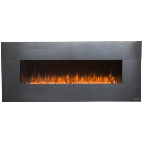 Image of Touchstone Onyx 50" Stainless Steel Electric Fireplace - Electric Fireplace - Touchstone - ElectricFireplacesPlus.com