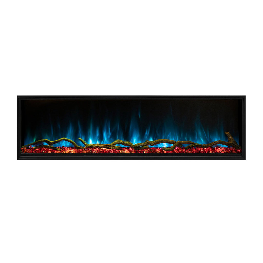 Modern Flames Landscape Pro Slim 80" Built In Wall Mount Electric Fireplace - LPS-8014