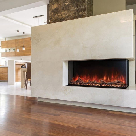 Image of Modern Flames Landscape Pro Multi Sided Built-In 96" Electric Fireplace - LPM-9616V2