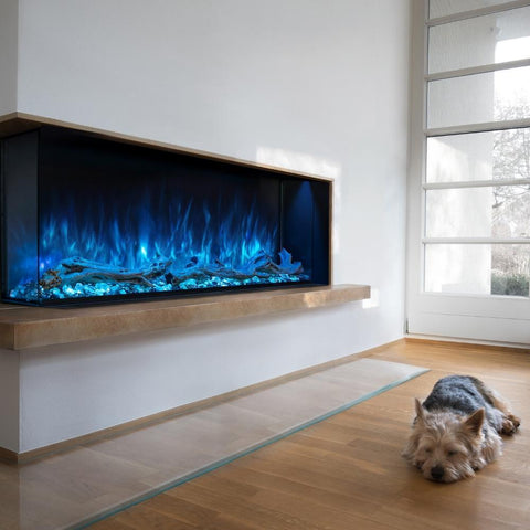 Image of Modern Flames Landscape Pro Multi Sided 80" Electric Fireplace - LPM-8016V2
