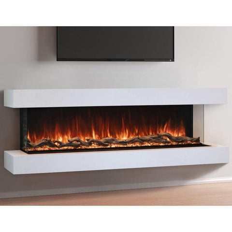 Image of Modern Flames Landscape Pro Multi Sided Built-In 96" Electric Fireplace - LPM-9616