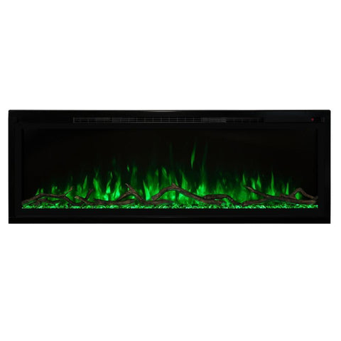 Modern Flames Spectrum Slimline 74" Wall Mount/Recessed Electric Fireplace - SPS-74B