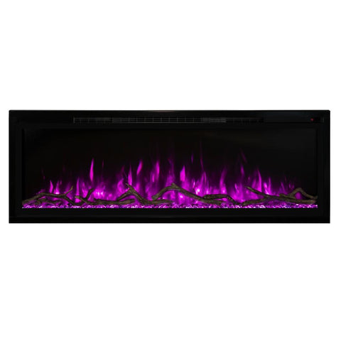 Image of Modern Flames Spectrum Slimline 100" Wall Mount/Recessed Electric Fireplace - SPS-100B