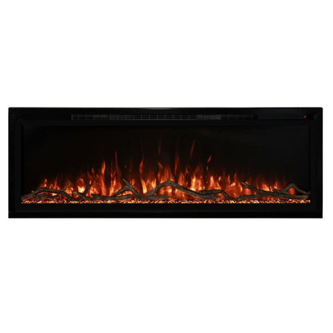 Image of Modern Flames Spectrum Slimline 50" Wall Mount/Recessed Electric Fireplace - SPS-50B