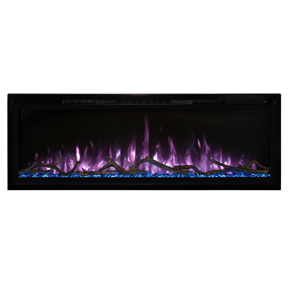 Modern Flames Spectrum Slimline 50" Wall Mount/Recessed Electric Fireplace - SPS-50B