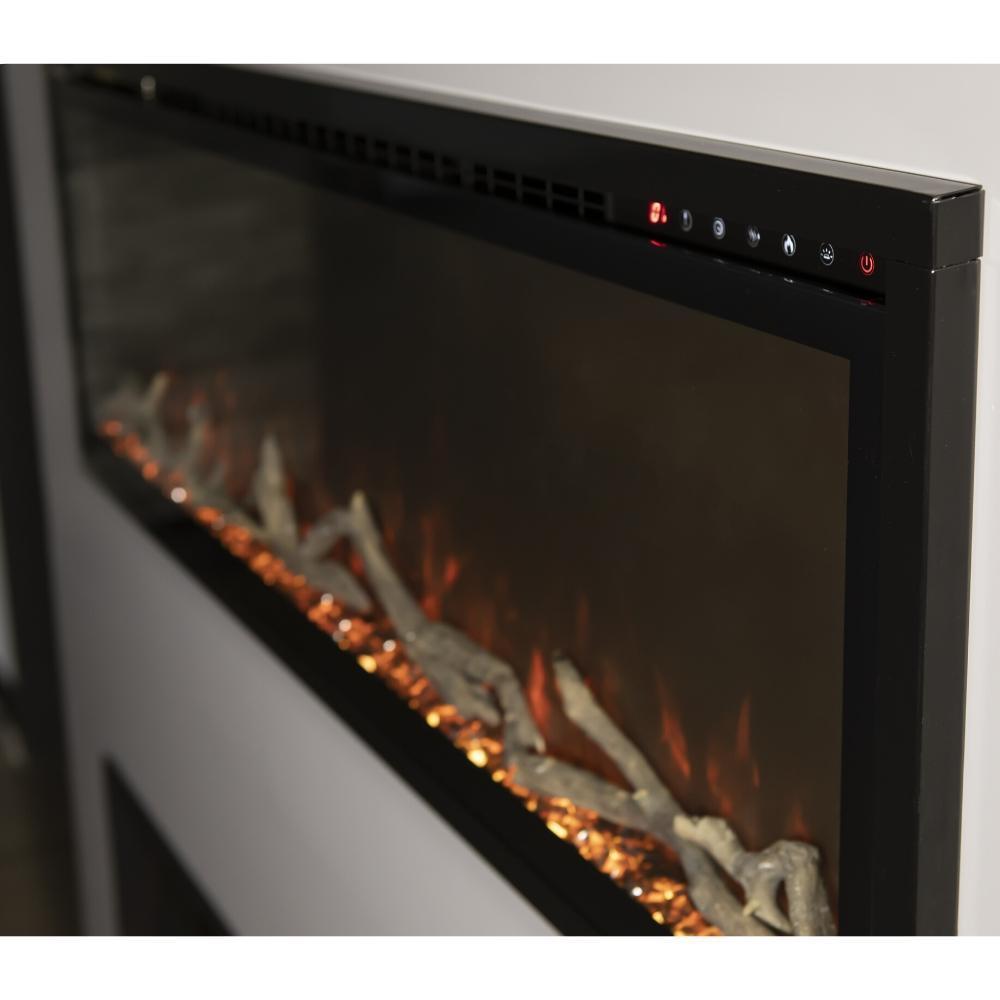 Modern Flames Spectrum Slimline 50" Wall Mount/Recessed Electric Fireplace - SPS-50B